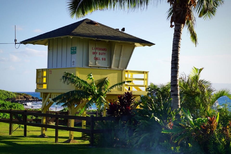 Life guards on duty, while you're having fun in the sun in Paradise!!