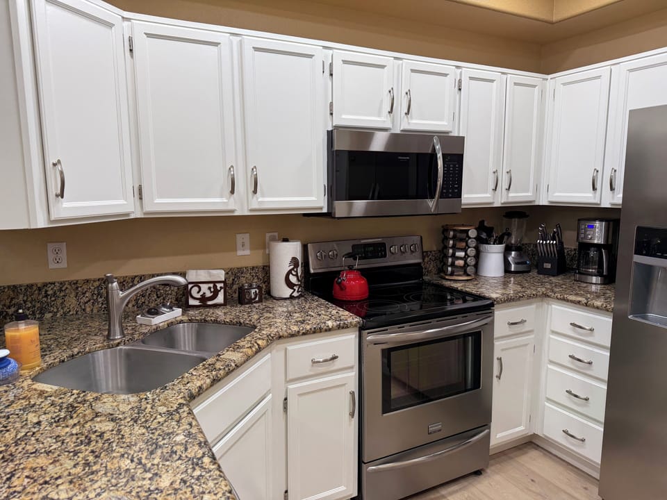 Well stocked kitchen