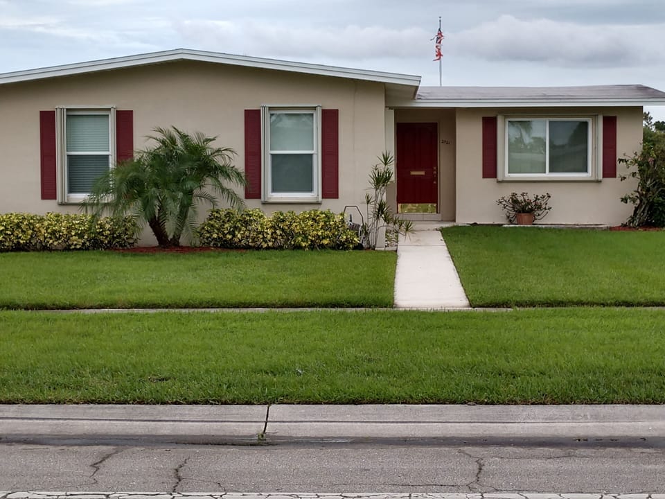 Front of house 