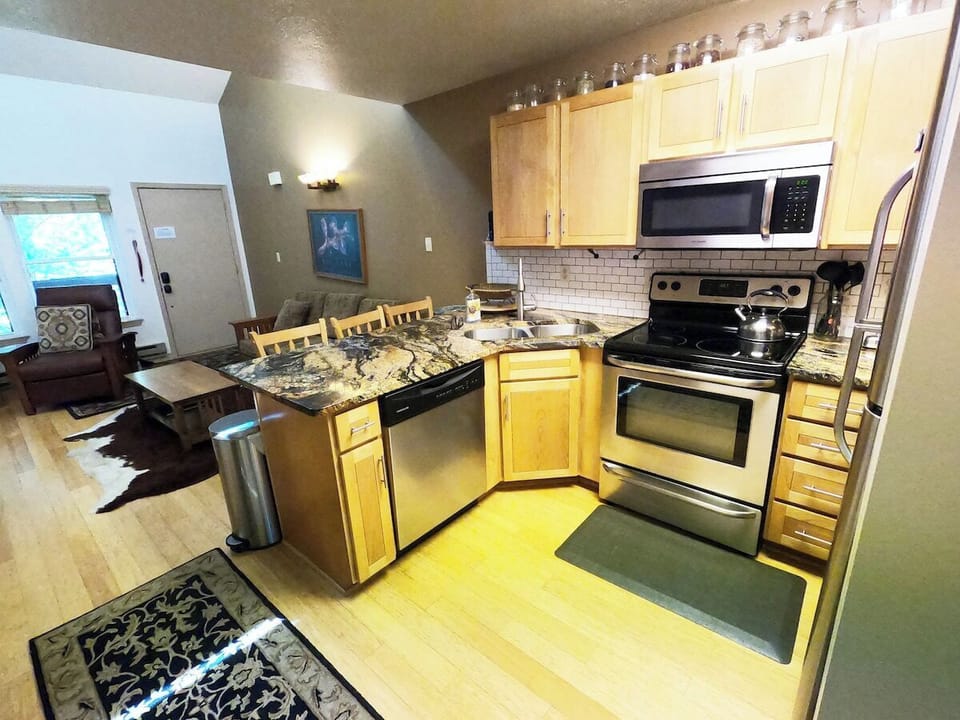 Kitchen with new appliances