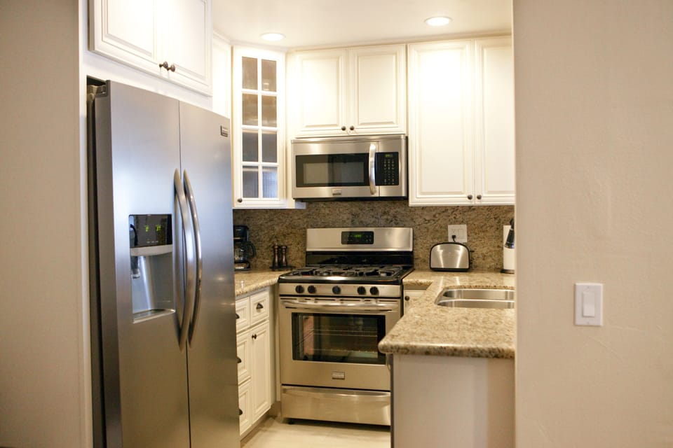Fully stocked kitchen