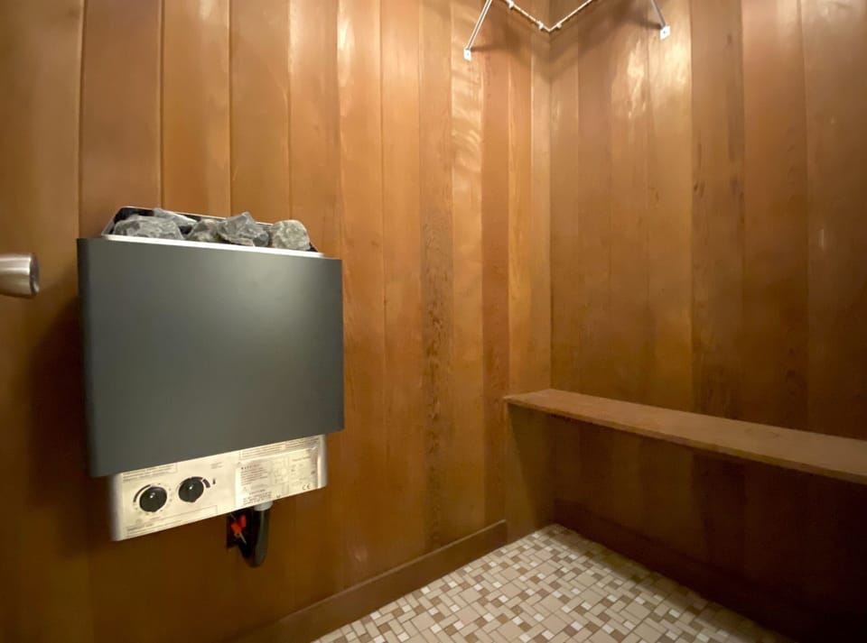 Enjoy the warmth of our sauna.