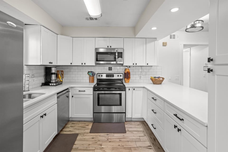 The heart of the home—our kitchen.