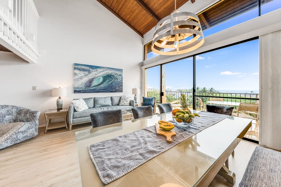 Dining and living rooms