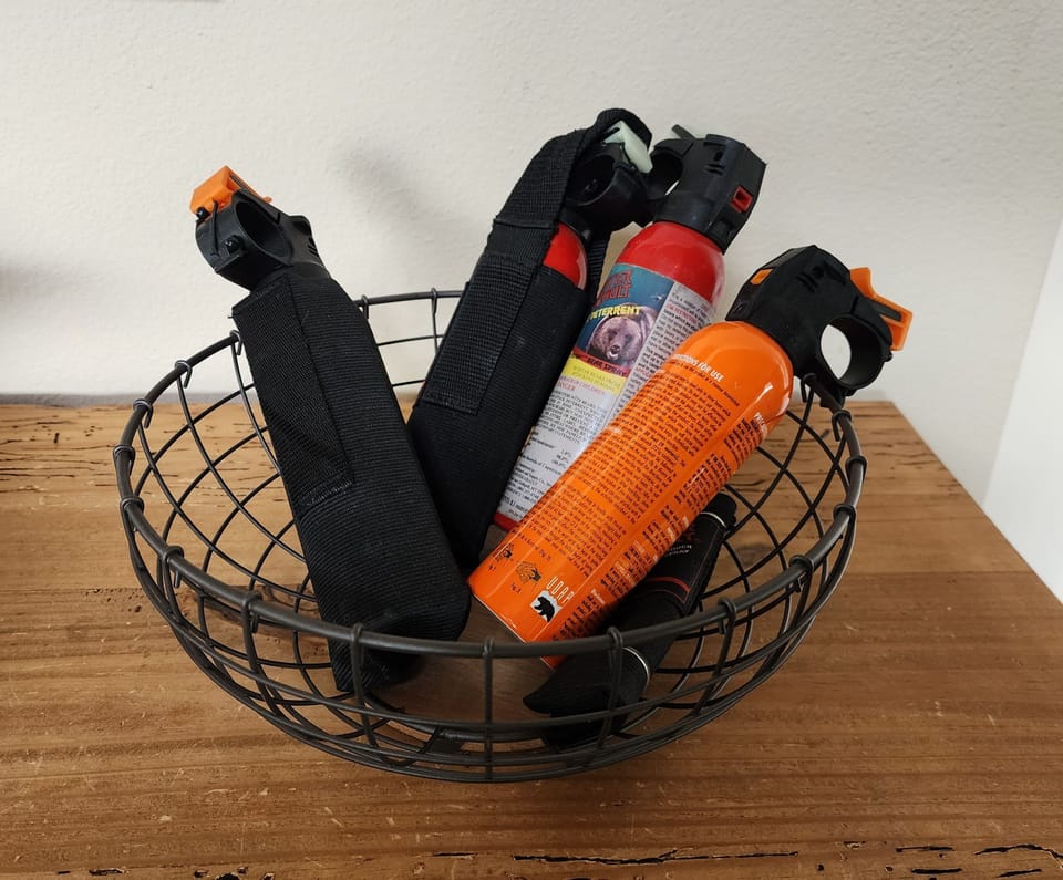 Feel free to use ours, we always have a basket on hand