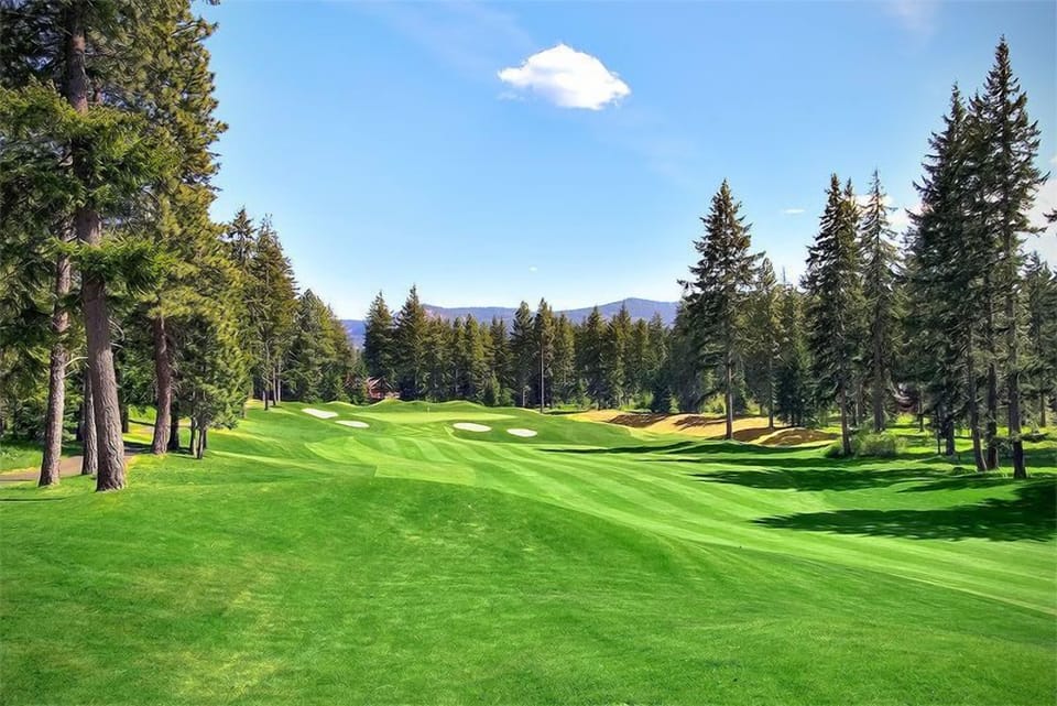 Property line on 4th hole