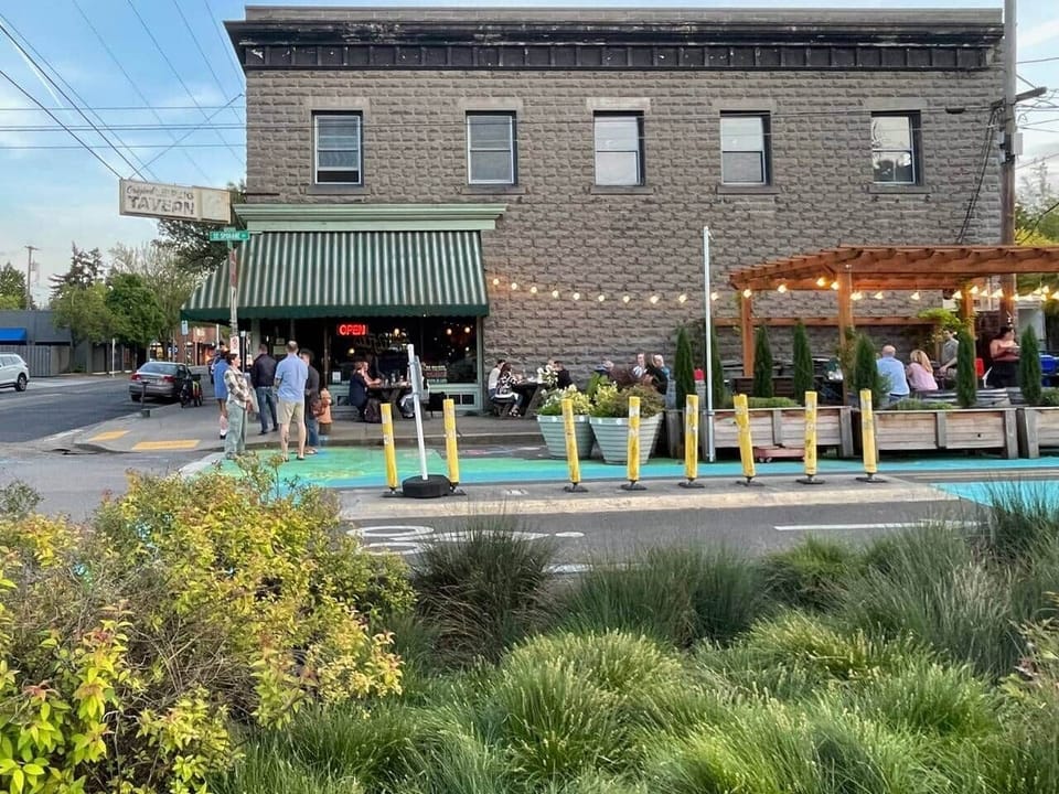 Three blocks away... Gino's Restaurant and Bar has been a neighborhood favorite since 1996. Great ambiance indoors and outside!
