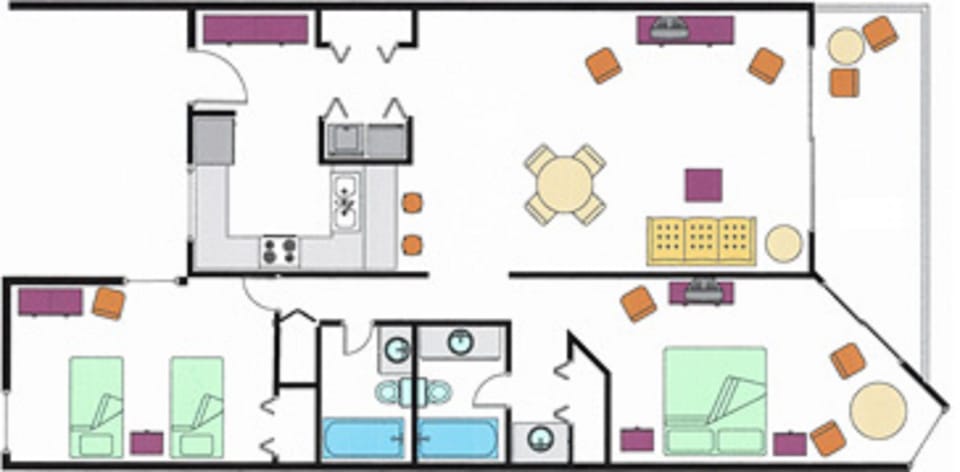 Condo floor plan