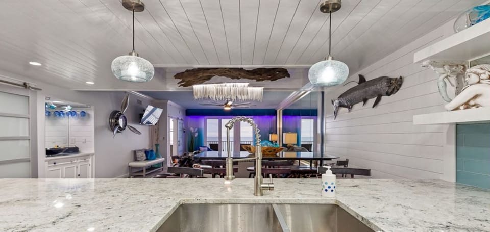 Kitchen to deck view