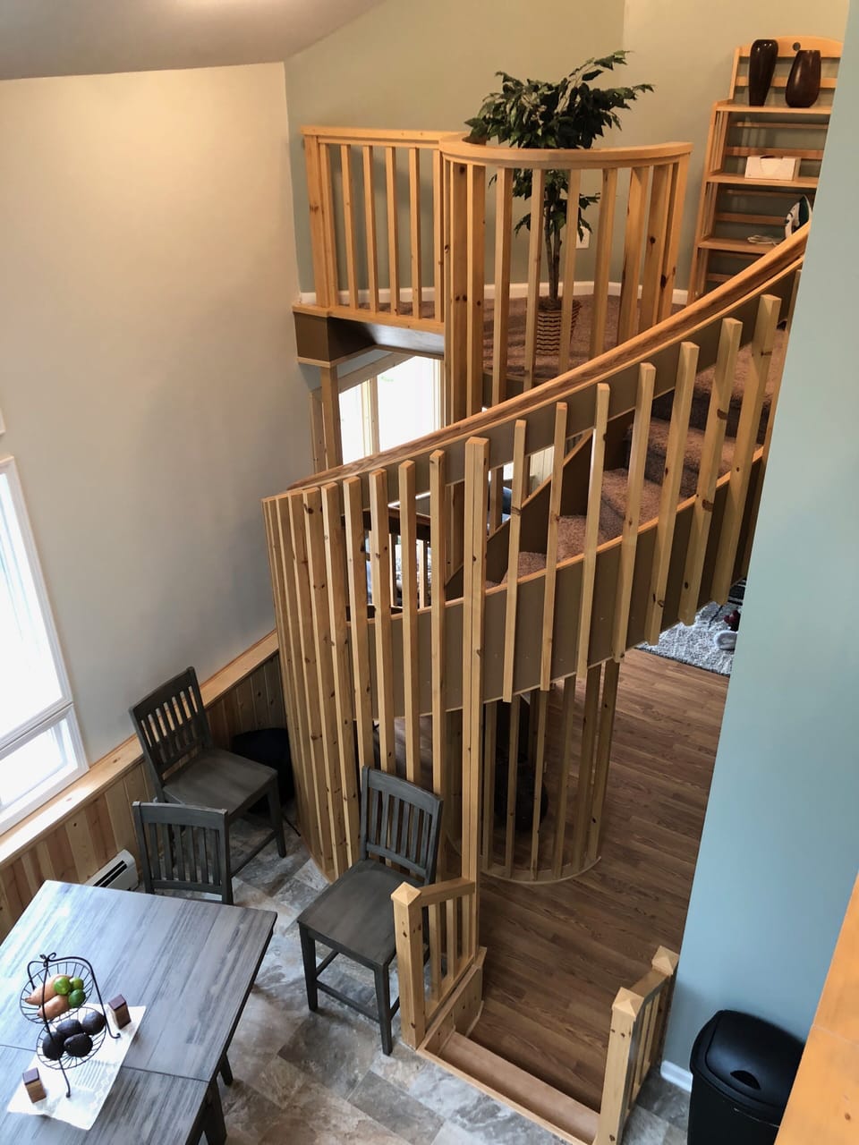 Custom "Al Taylor Made" circular staircase