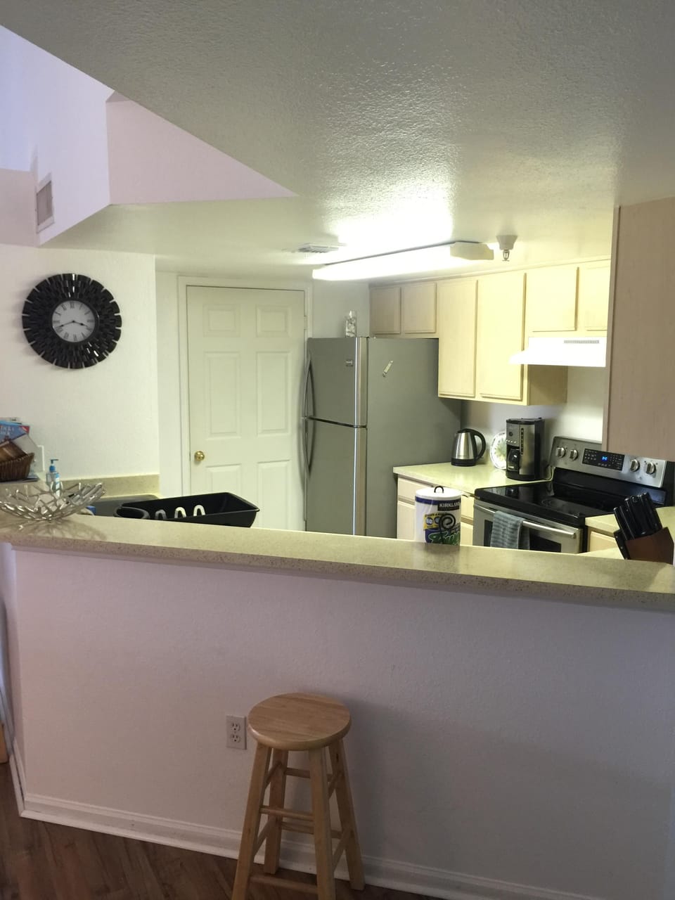 Kitchen with counter section