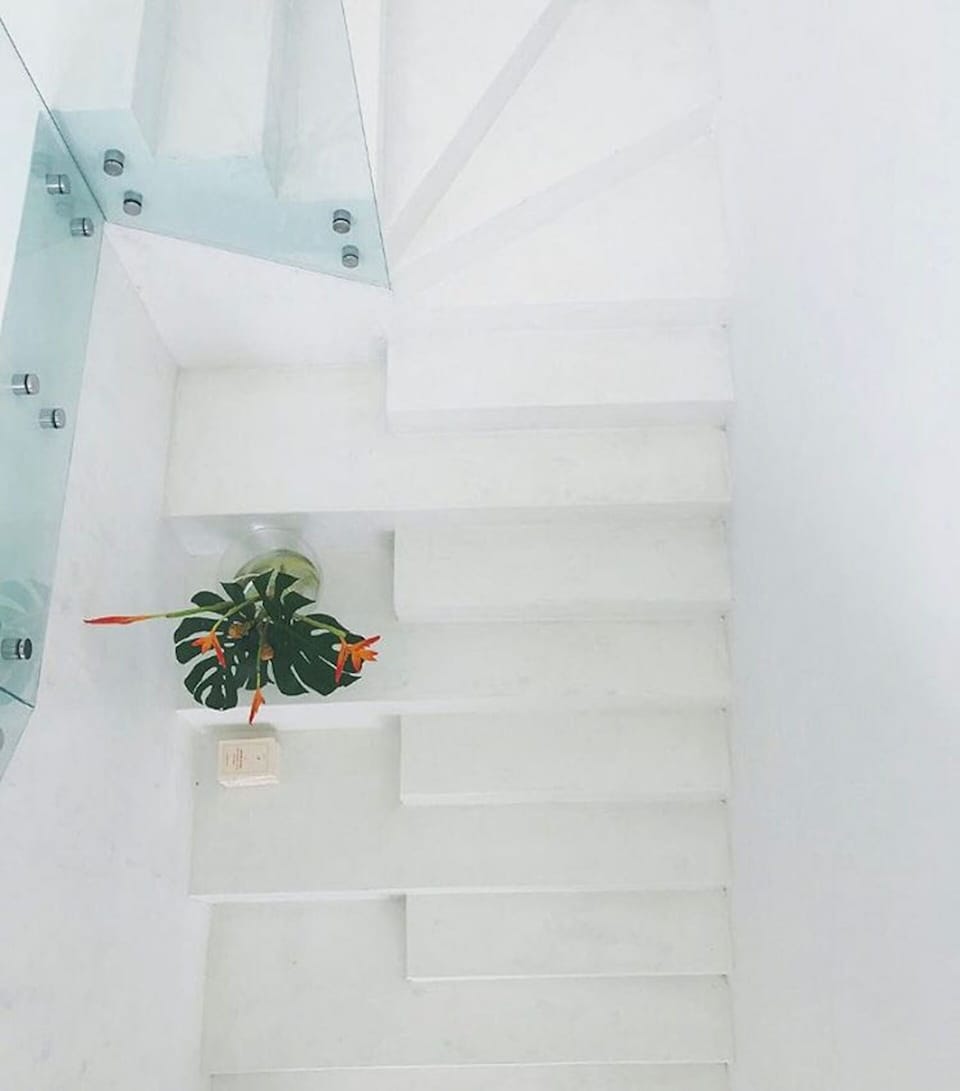 Villa Fugata White stairs