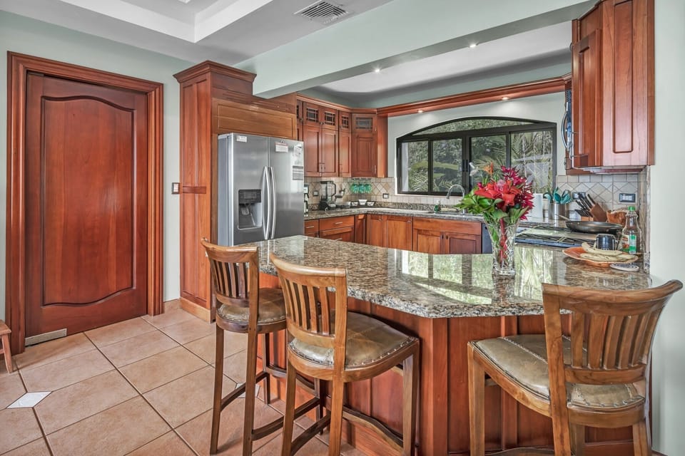 Large open kitchen with everything needed for preparation and service.