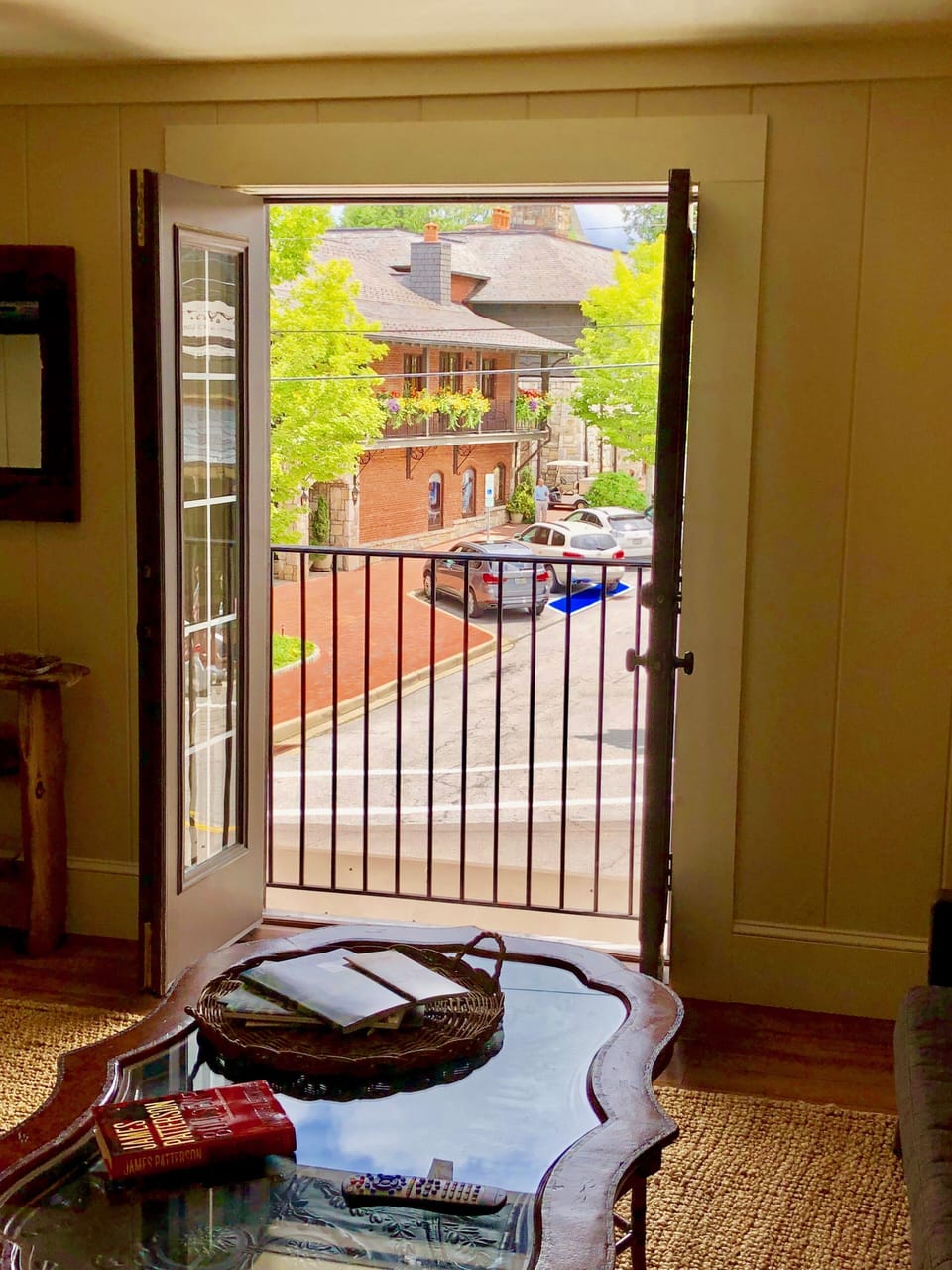 Juliet Balcony overlooking South 4th and Church Street