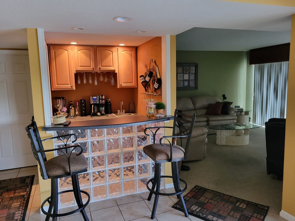 coffee and wine bar and wine cooler