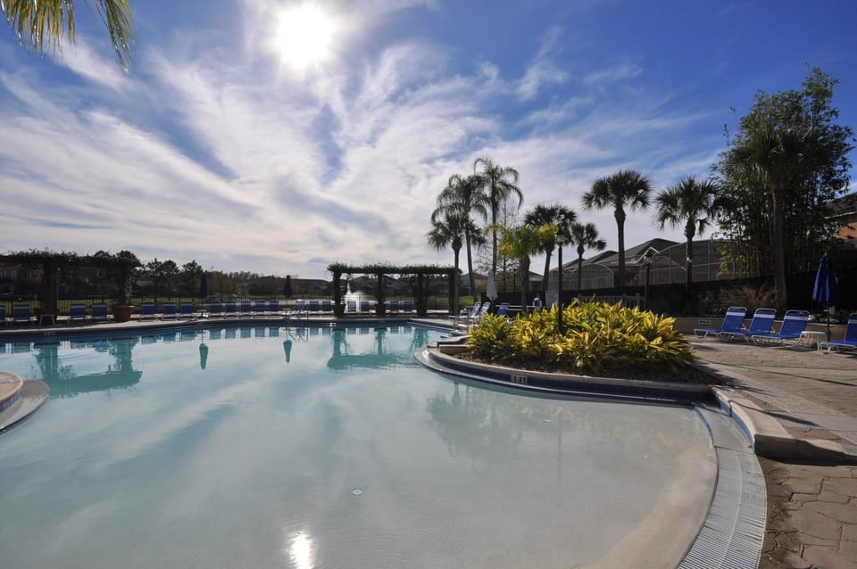 Resort pool area