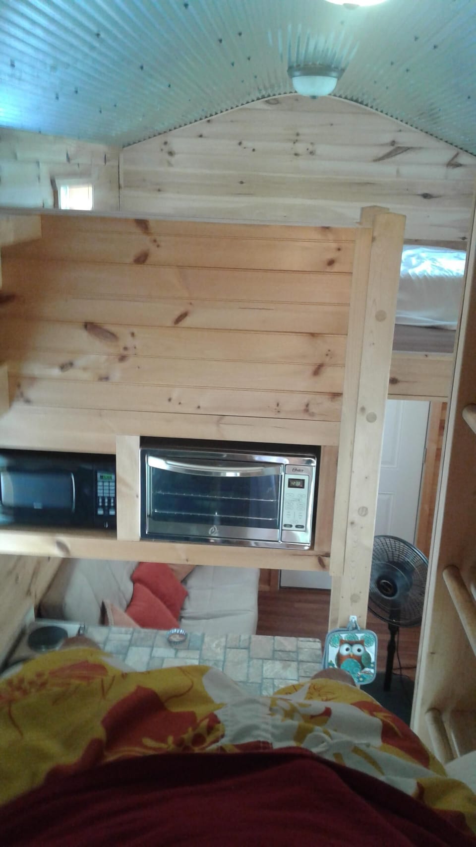 storage over bar for clothes