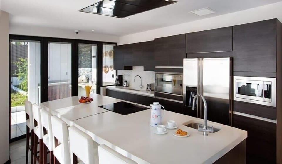 the luxury kitchen