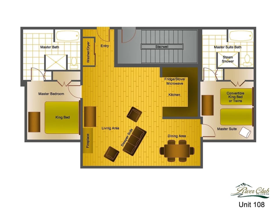 Floor Plan for 108