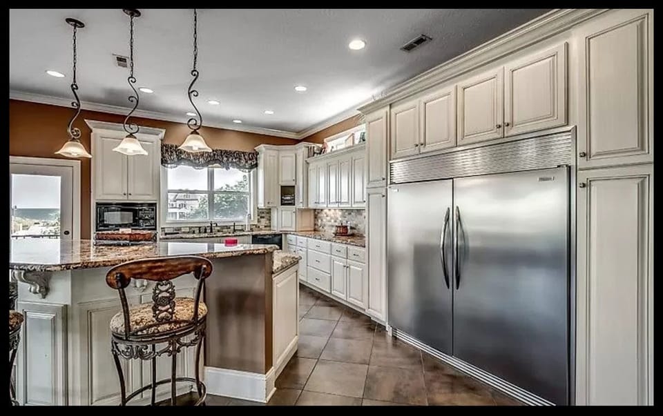 Large Refrigerator and Full Size Freezer
