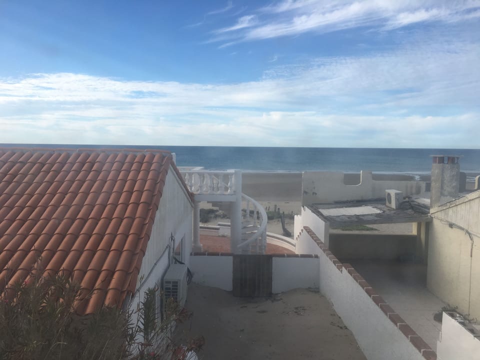 View from Apartment window facing the beach