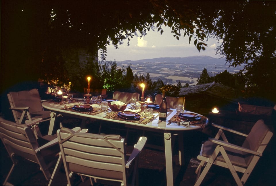 Dinner on the patio