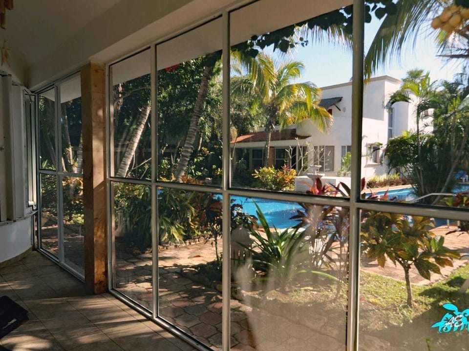 The View from the Villa's Screened Porch