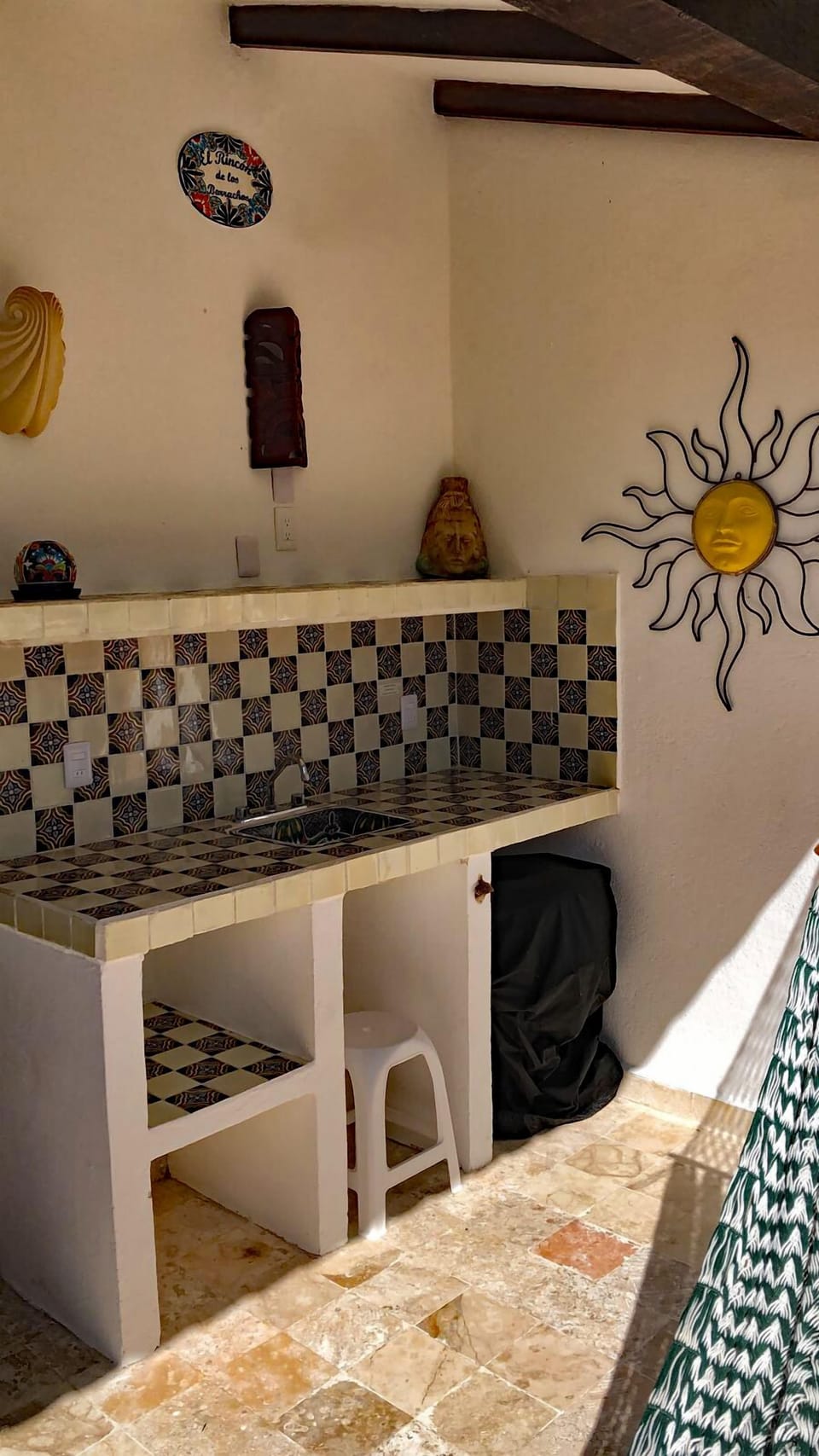 The Upstairs Terrace Even has a Bar Area!