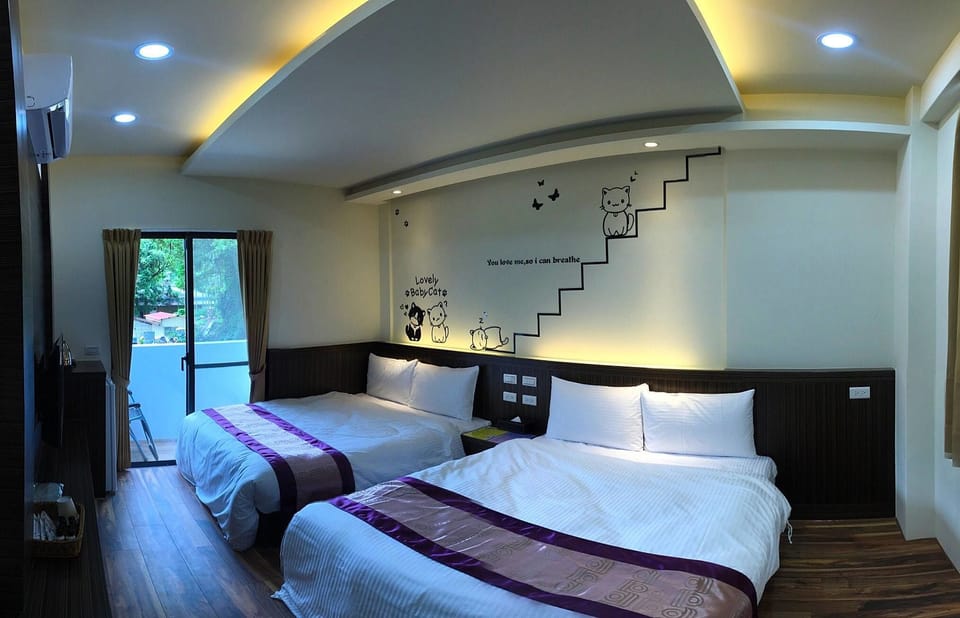 Premium bedding, blackout drapes, soundproofing, rollaway beds