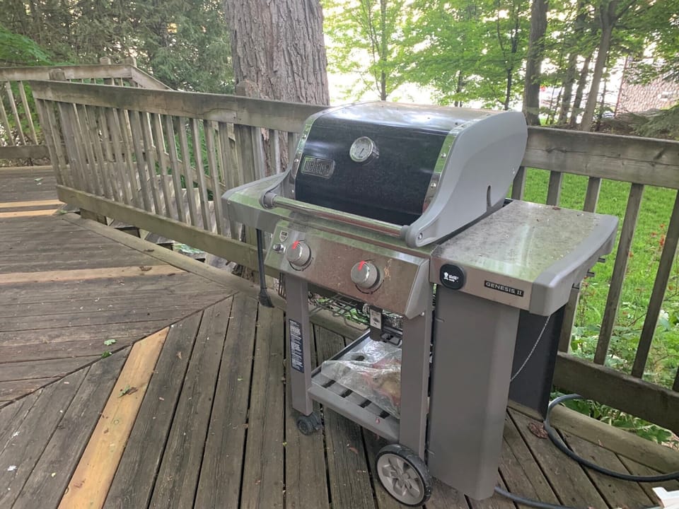 BBQ on deck - propane provided for your convenience