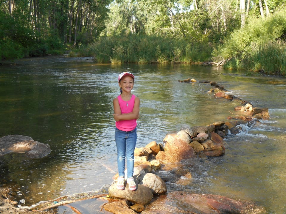 Rapid Creek a short walk away