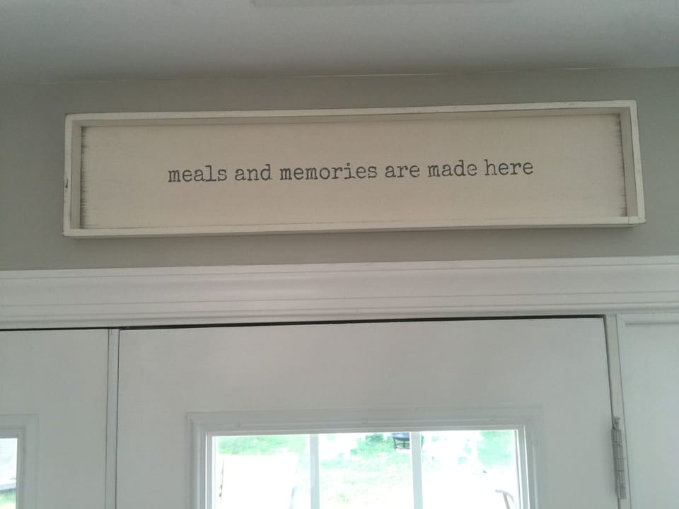 "Meals and memories are made here".... at Bayside Cottage :)