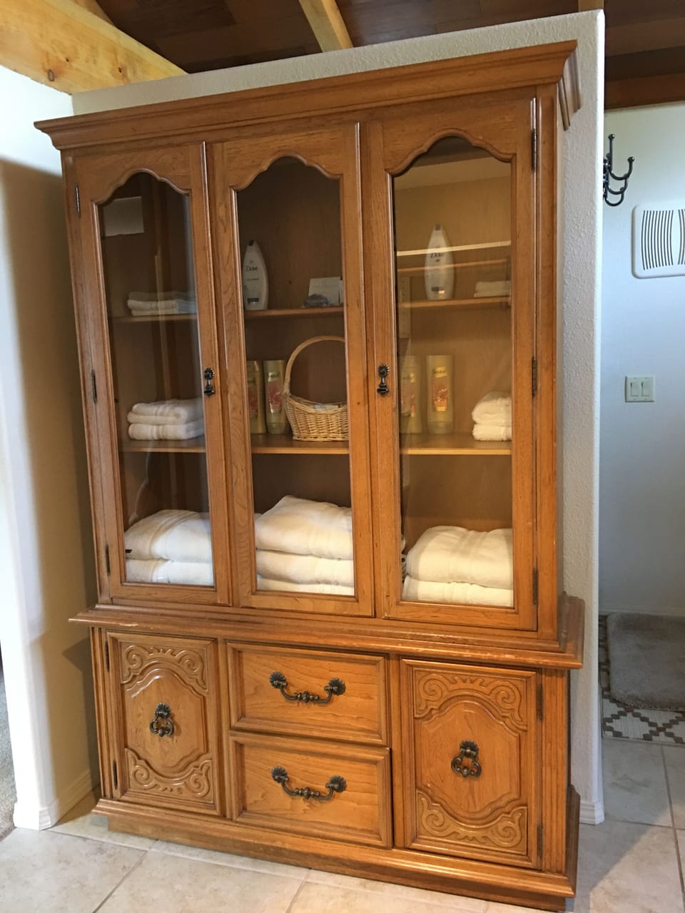 Master bathroom armoire...