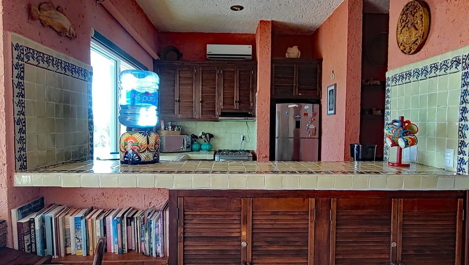 The Kitchen Is Traditional Mexican Meeting Functional Modern, Fully Equipped