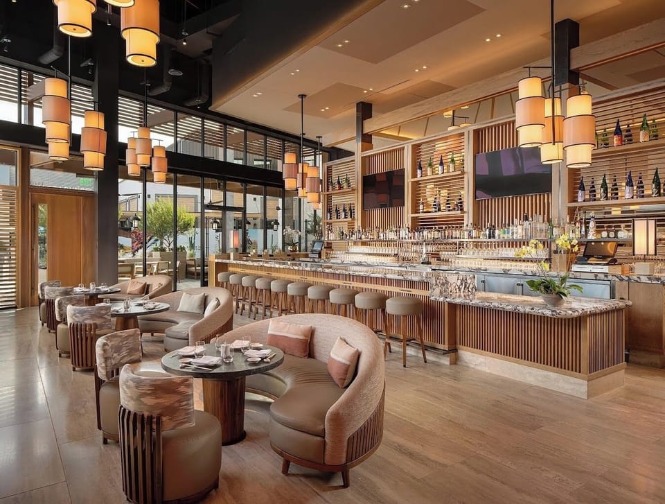 Dine at Nobu in the Fashion Square Mall just across the street from the condo.