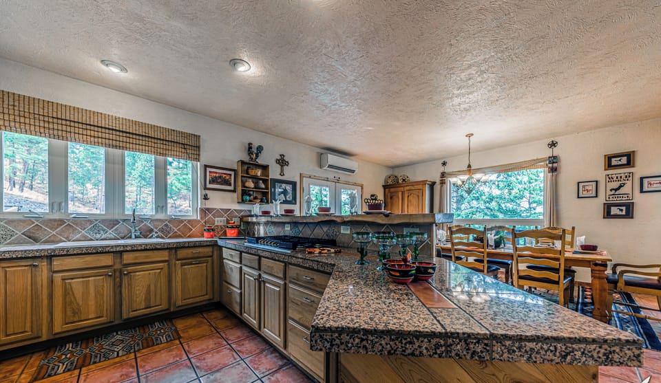 Fully stocked kitchen
