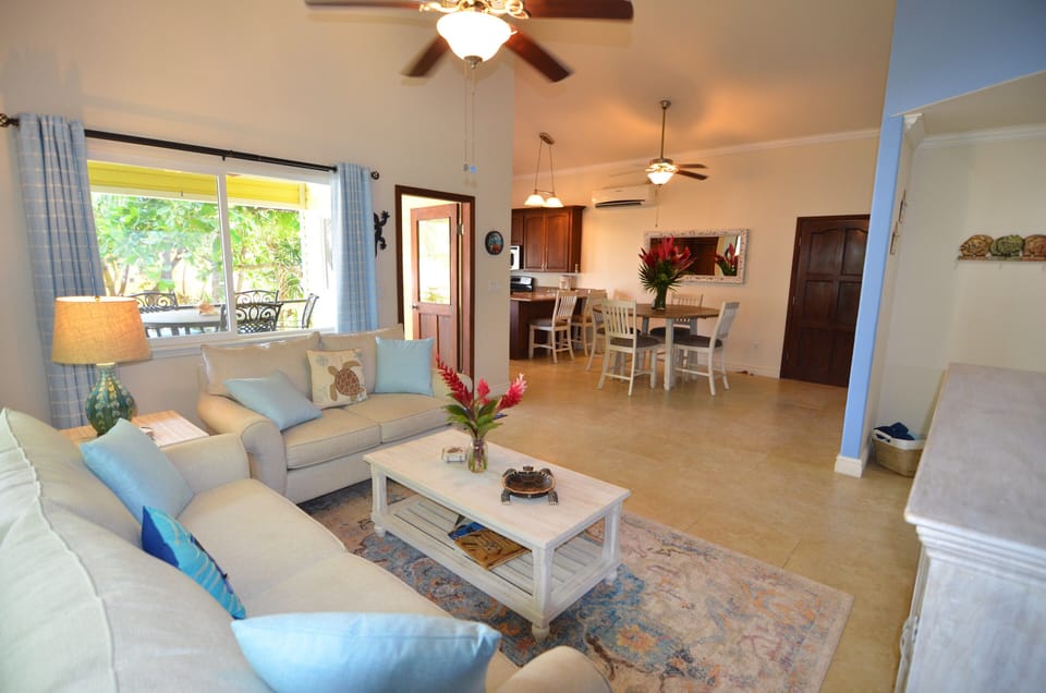 Family room has sofa sleeper with comfortable foam mattress for groups over 4.