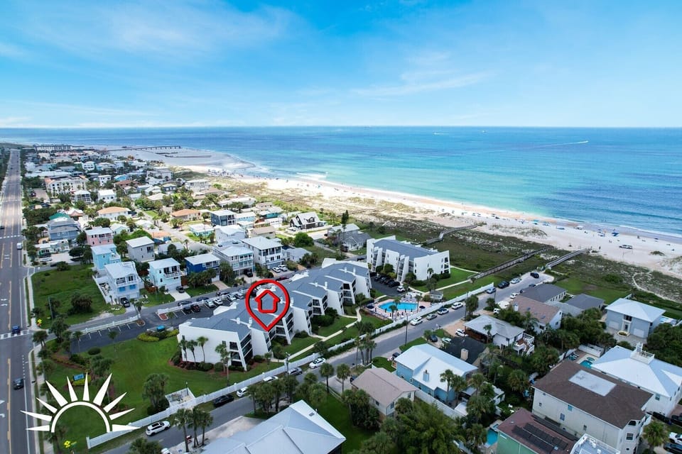 view of Island South condos