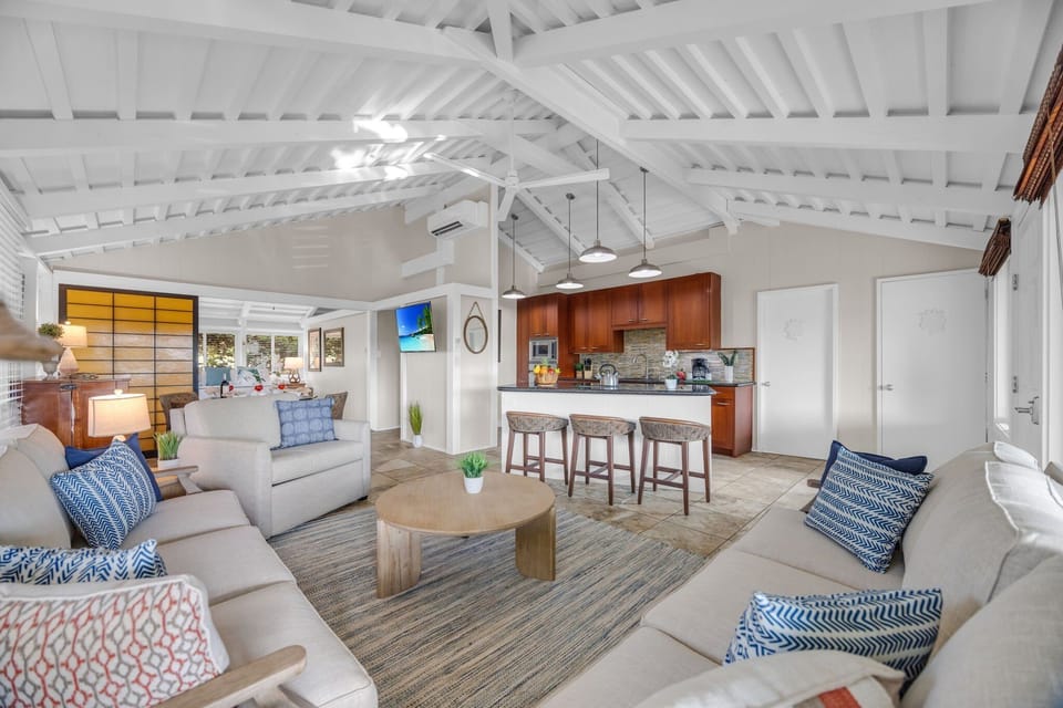High open beam ceilings