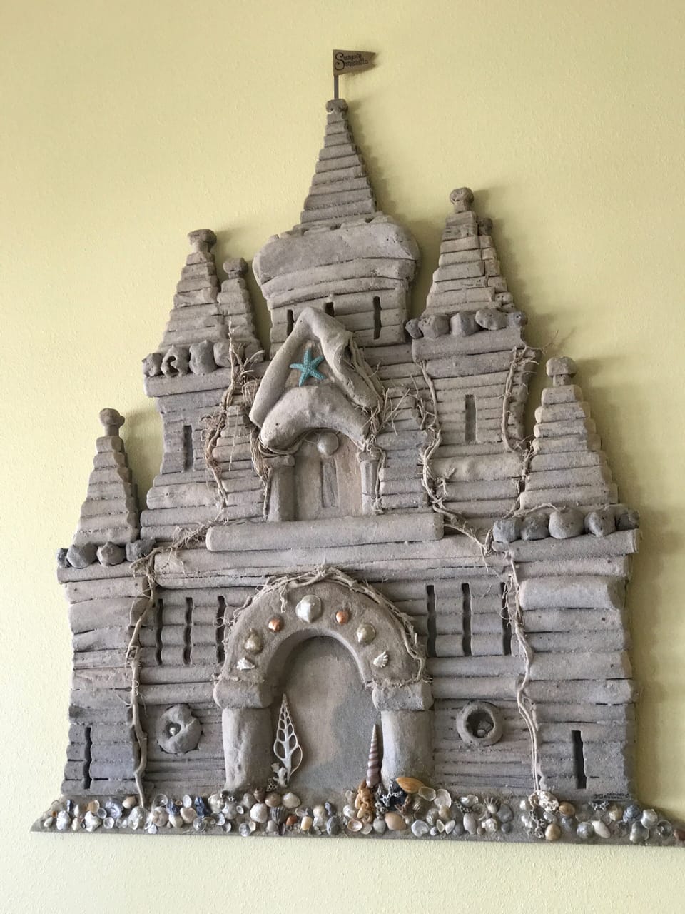 Artwork commissioned by Susan for this beach house!