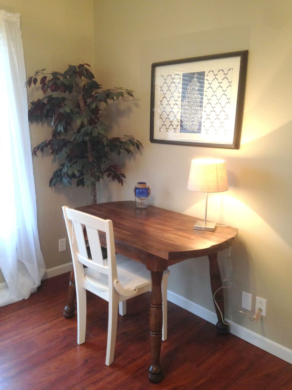 Work station in Guest Bedroom 2