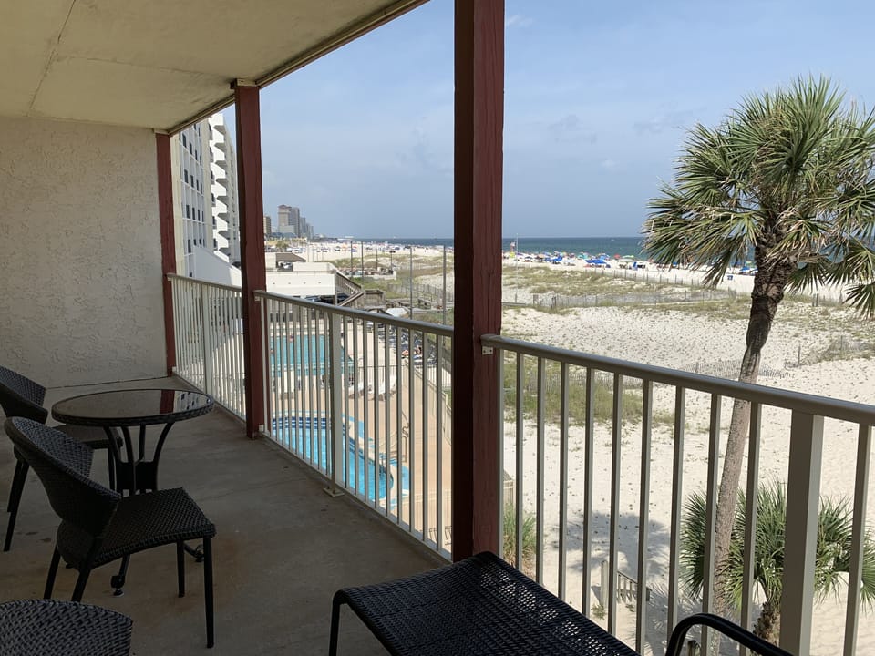 Private balcony