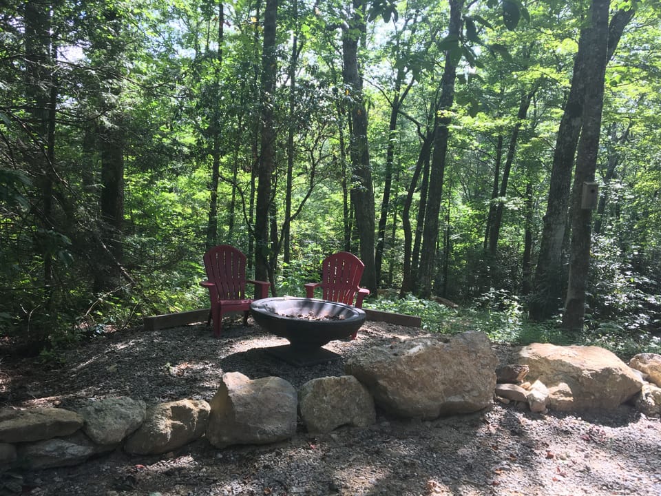 Fire pit with seating 