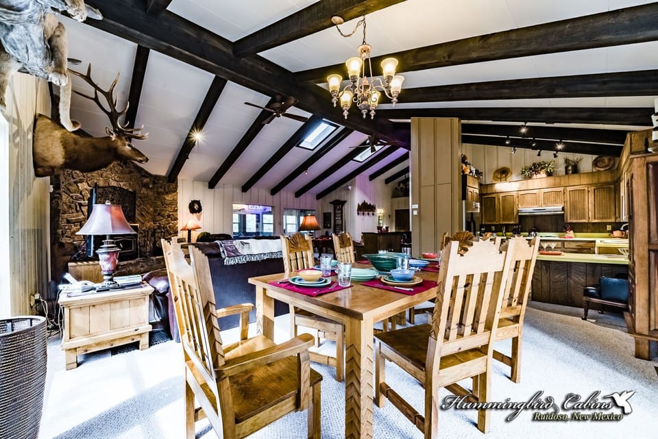 Another view of the dining room looking toward the living room