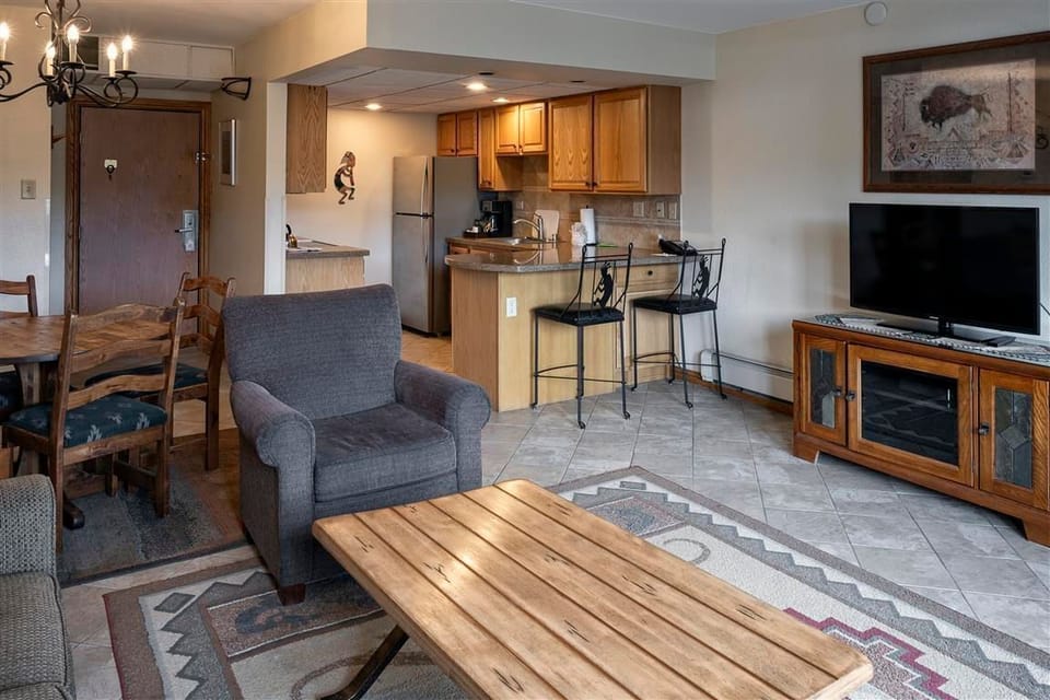 A spacious open floor plan makes this suite perfect for gathering.