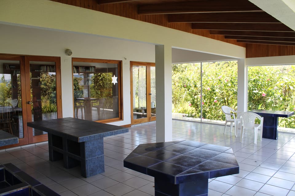 Large private Veranda with outdoor kitchen and lots of seating.