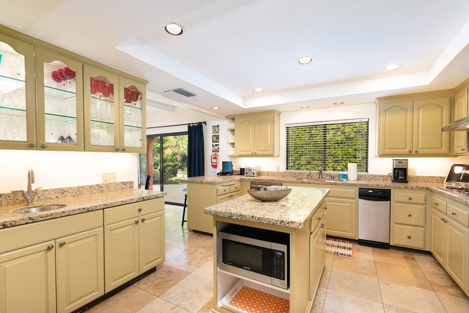 Beautiful kitchen with full amenities. 
