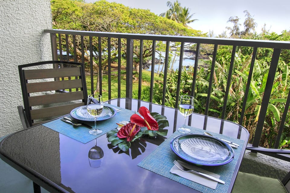 Enjoy the lanai and sip on glass of the best, relax and let go,  ahhhh