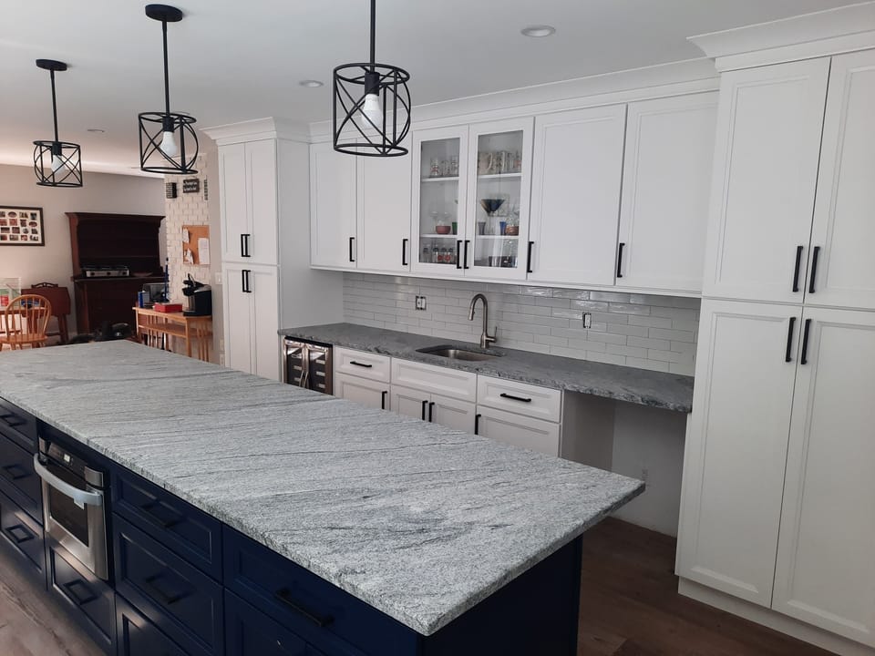 the new kitchen
