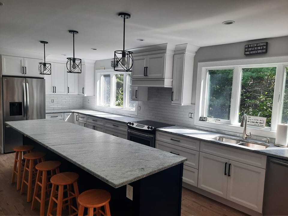 the new kitchen